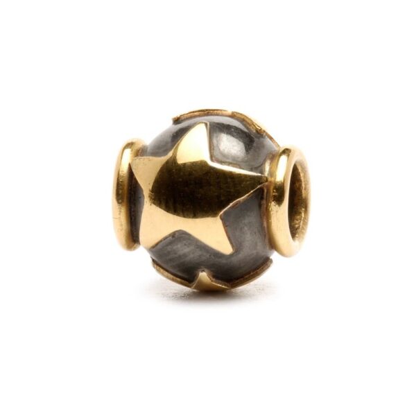 Trollbeads beads Stella Argento 925 Oro 18 kt Ritirato Collezione