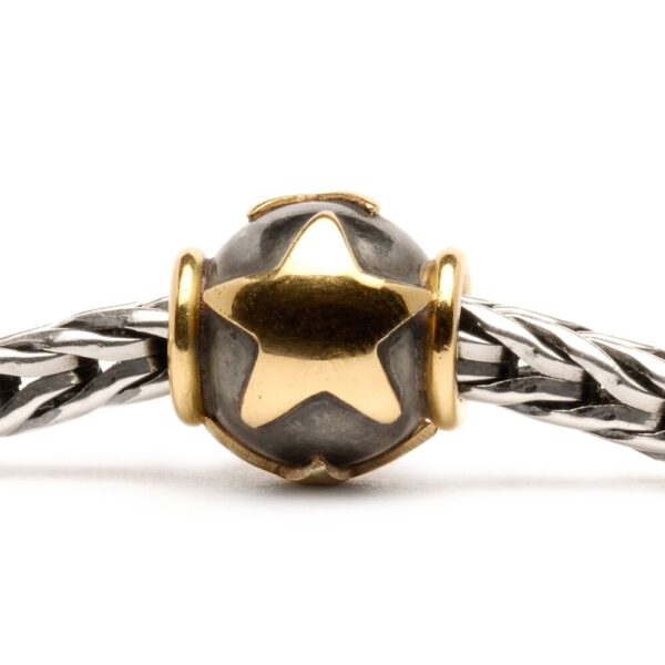 Trollbeads beads Stella Argento 925 Oro 18 kt Ritirato Collezione - immagine 2