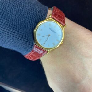 OROLOGIO PHILIP WATCH OTTAGONALE IN PELLE ROSSO DORATO DA UOMO NUOVO