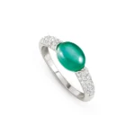 ANELLO ARGENTO 925 NOMINATION MY RADIANCE TORMALINA VERDE