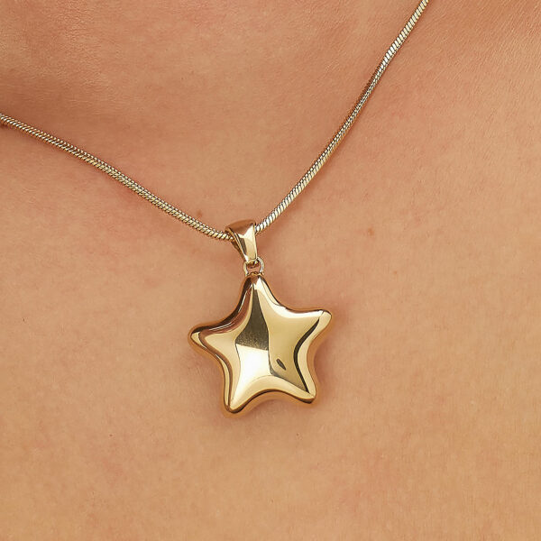 COLLANA SAGAPO STELLA DORATA COLLEZIONE STELLAR DA DONNA NUOVA - immagine 4