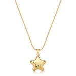 COLLANA SAGAPO STELLA DORATA COLLEZIONE STELLAR DA DONNA