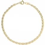 Bracciale occhio di tigre per bambini oro 18kt