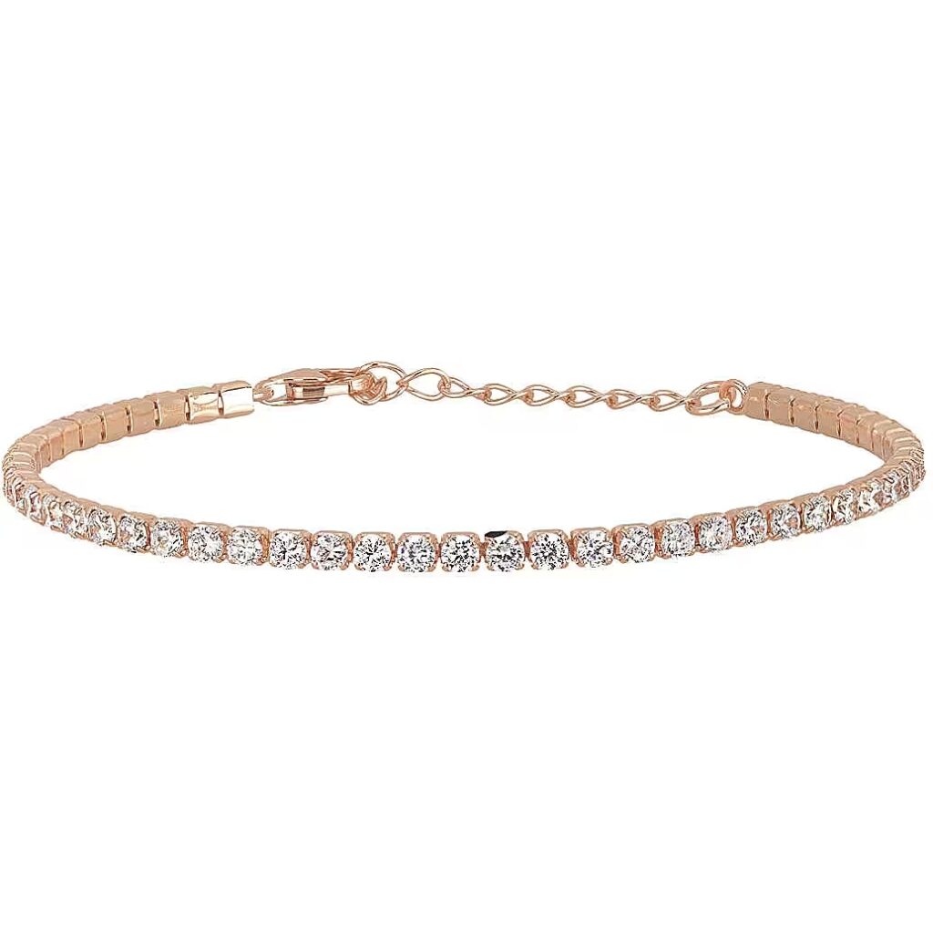 BRACCIALE MABINA GIOIELLI TENNIS ROSè DONNA NUOVO