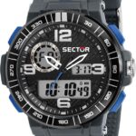 OROLOGIO SECTOR DIGITALE BLU EX-28 SILICONE GIRGIO DA RAGAZZO NUOVO